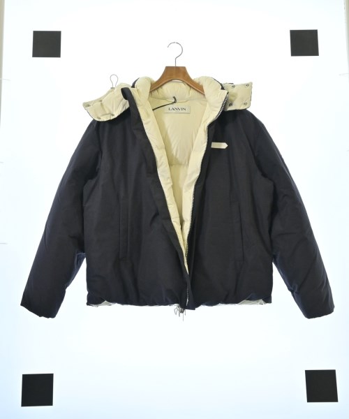 LANVIN（ランバン）ダウンジャケット/ダウンベスト 紺 サイズ:46(M位) メンズ/2200650852068