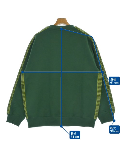 LANVIN（ランバン）スウェット 緑 サイズ:M メンズ/2200650852136