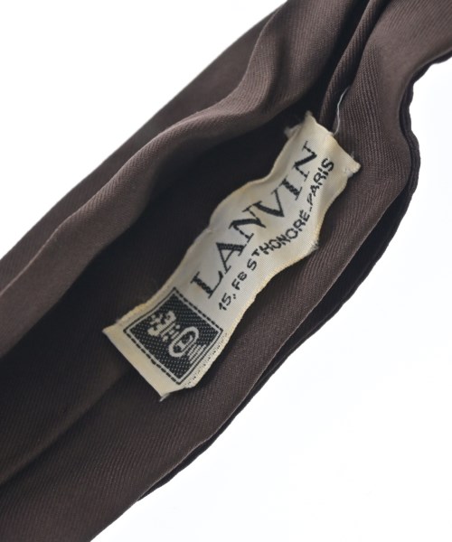 LANVIN（ランバン）ネクタイ 茶 サイズ:- メンズ/2200701929398