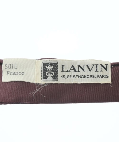 LANVIN（ランバン）ネクタイ 赤 サイズ:- メンズ/2200701929404