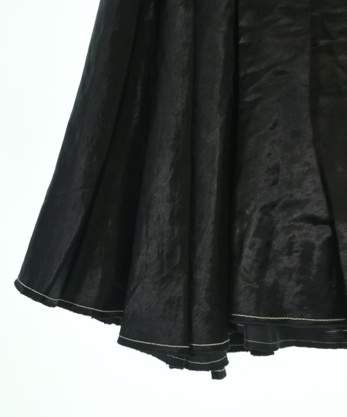 LANVIN（ランバン）ひざ丈スカート 黒 サイズ:36(XS位) レディース/2200702515262