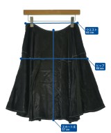 LANVIN（ランバン）ひざ丈スカート 黒 サイズ:36(XS位) レディース/2200702515262