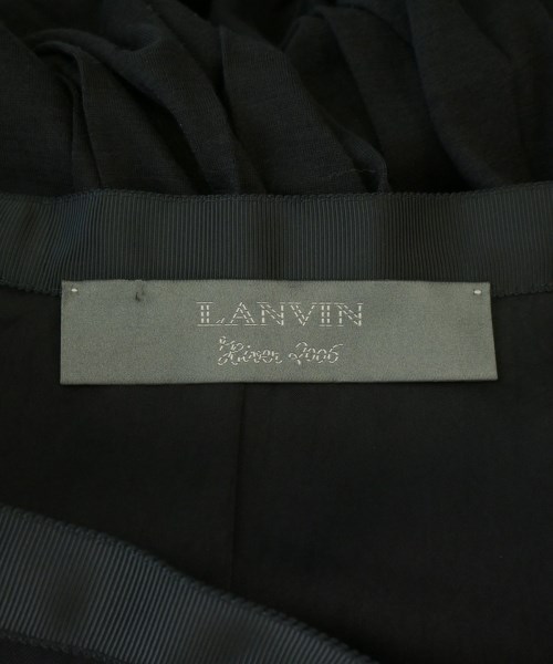 LANVIN（ランバン）ひざ丈スカート 黒 サイズ:36(XS位) レディース/2200699859141