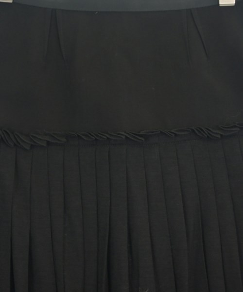 LANVIN（ランバン）ひざ丈スカート 黒 サイズ:36(XS位) レディース/2200699859141
