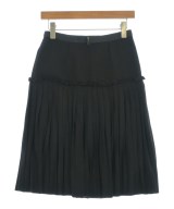 LANVIN（ランバン）ひざ丈スカート 黒 サイズ:36(XS位) レディース/2200699859141