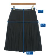 LANVIN（ランバン）ひざ丈スカート 黒 サイズ:36(XS位) レディース/2200699859141