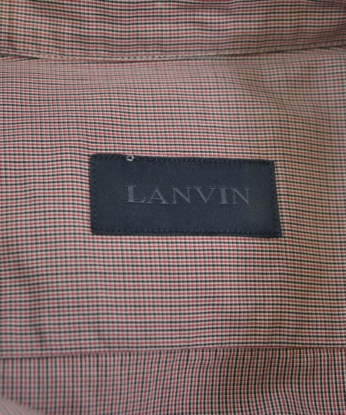 LANVIN（ランバン）カジュアルシャツ 赤 サイズ:37(XS位) メンズ/2200704297708