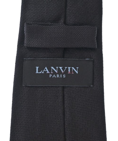 LANVIN（ランバン）ネクタイ 黒 サイズ:- メンズ/2200704604292