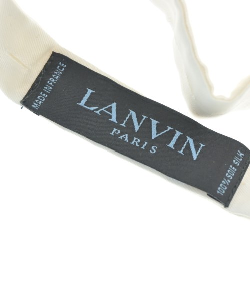 LANVIN（ランバン）ネクタイ 白 サイズ:- メンズ/2200704687226