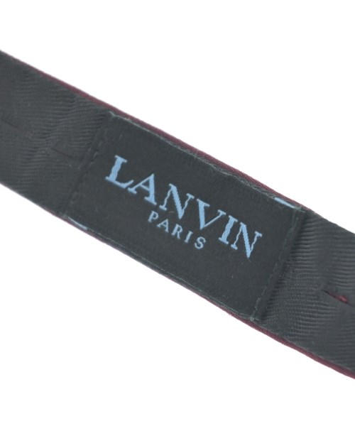 LANVIN（ランバン）ネクタイ 赤 サイズ:- メンズ/2200704687349