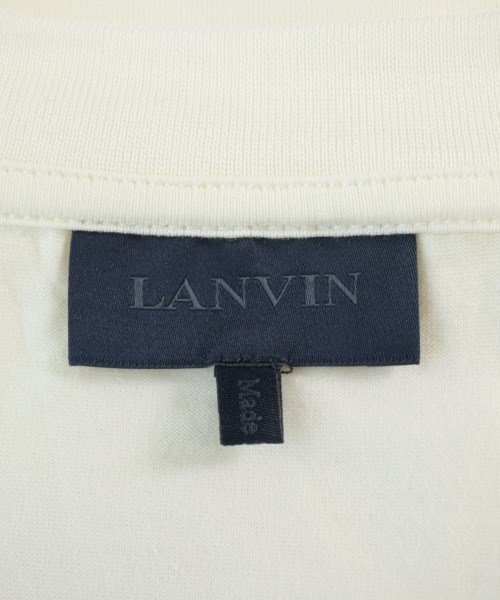 LANVIN（ランバン）Tシャツ・カットソー 白 サイズ:XS メンズ/2200705408301