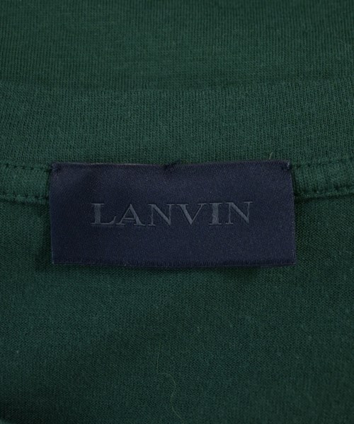 LANVIN（ランバン）Tシャツ・カットソー 緑 サイズ:M メンズ/2200705408325