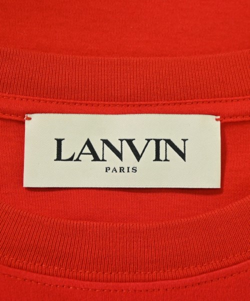 LANVIN（ランバン）Tシャツ・カットソー 赤 サイズ:-(L位) メンズ/2200708122020
