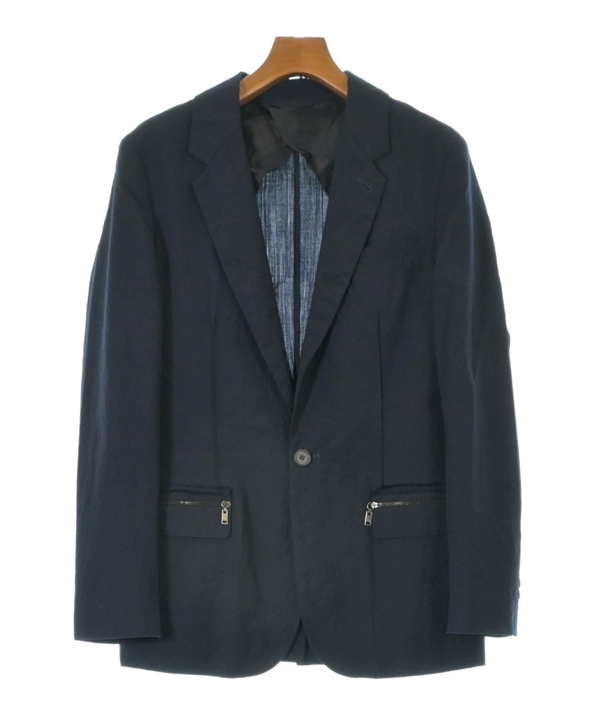 LANVIN（ランバン）ジャケット 紺 サイズ:46(M位) メンズ