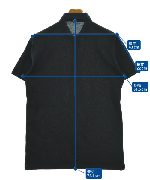 LANVIN（ランバン）ポロシャツ 紺 サイズ:-(M位) メンズ/2200665711039