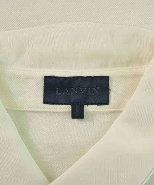 LANVIN（ランバン）ポロシャツ 白 サイズ:-(M位) メンズ/2200665711046