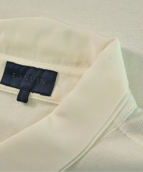 LANVIN（ランバン）ポロシャツ 白 サイズ:-(M位) メンズ/2200665711046