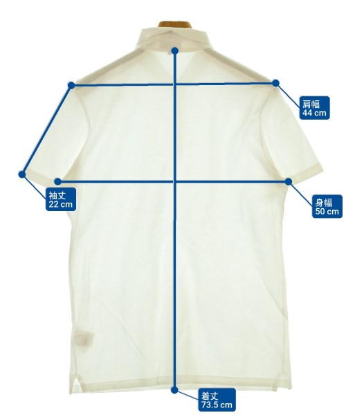 LANVIN（ランバン）ポロシャツ 白 サイズ:-(M位) メンズ/2200665711046