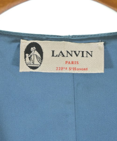 LANVIN（ランバン）ブラウス 青 サイズ:36(XS位) レディース/2200663400065