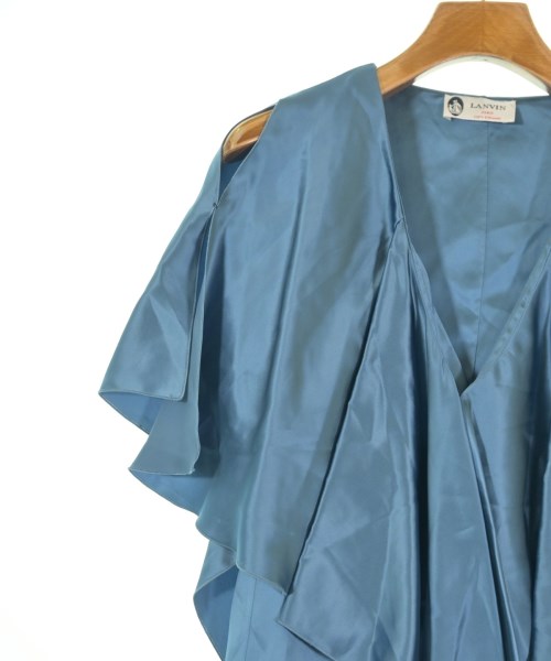 LANVIN（ランバン）ブラウス 青 サイズ:36(XS位) レディース/2200663400065