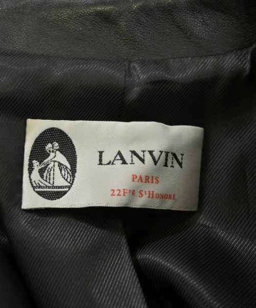 LANVIN（ランバン）ライダース 黒 サイズ:36(XS位) レディース/2200670495016