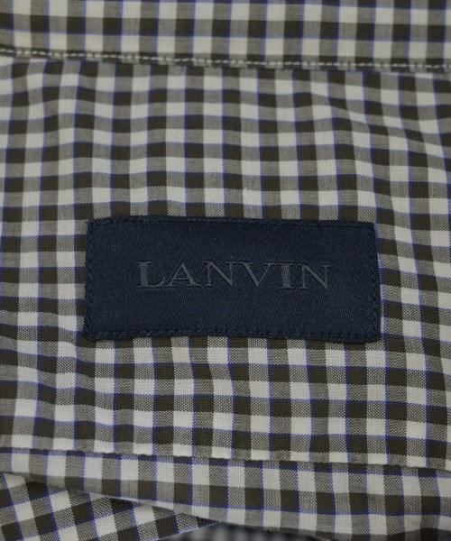 LANVIN（ランバン）カジュアルシャツ 黒 サイズ:39(M位) メンズ/2200730840350