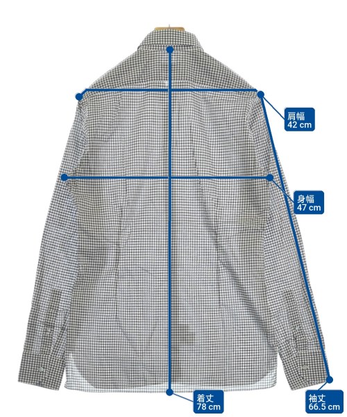 LANVIN（ランバン）カジュアルシャツ 黒 サイズ:39(M位) メンズ/2200730840350