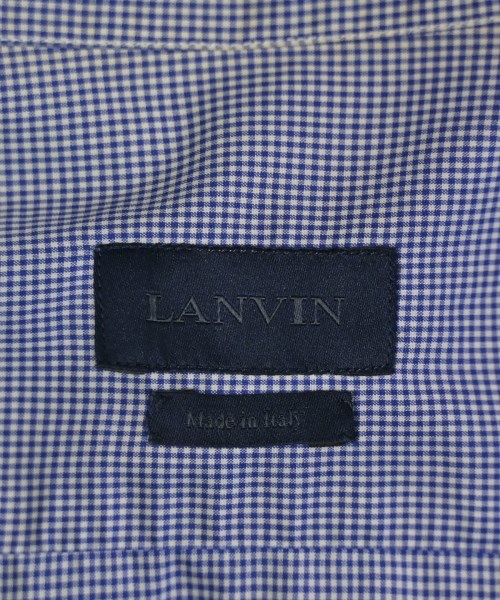 LANVIN（ランバン）カジュアルシャツ 青 サイズ:39(M位) メンズ/2200734721099