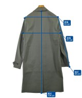 LANVIN（ランバン）ステンカラーコート カーキ サイズ:44(S位) メンズ/2200705631044