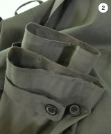LANVIN（ランバン）ステンカラーコート カーキ サイズ:44(S位) メンズ/2200705631044
