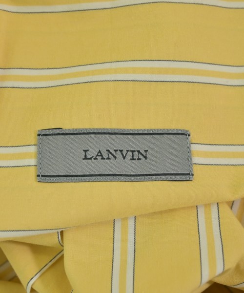 LANVIN（ランバン）カジュアルシャツ 黄 サイズ:14 1/2(XS位) メンズ/2200705631150