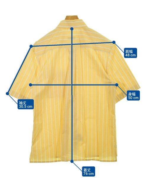 LANVIN（ランバン）カジュアルシャツ 黄 サイズ:14 1/2(XS位) メンズ/2200705631150