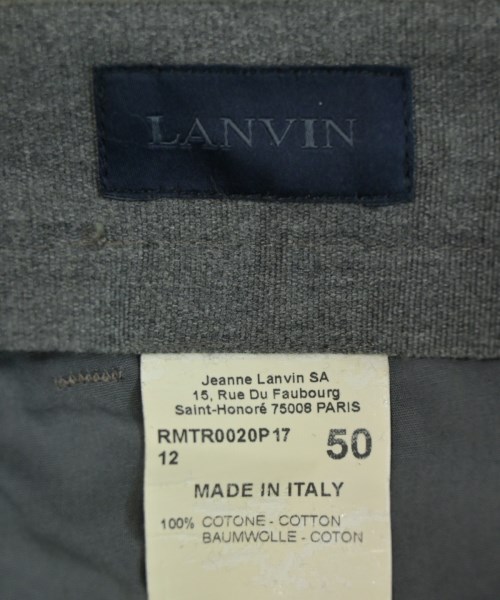 LANVIN（ランバン）ショートパンツ グレー サイズ:50(XL位) メンズ/2200724704057