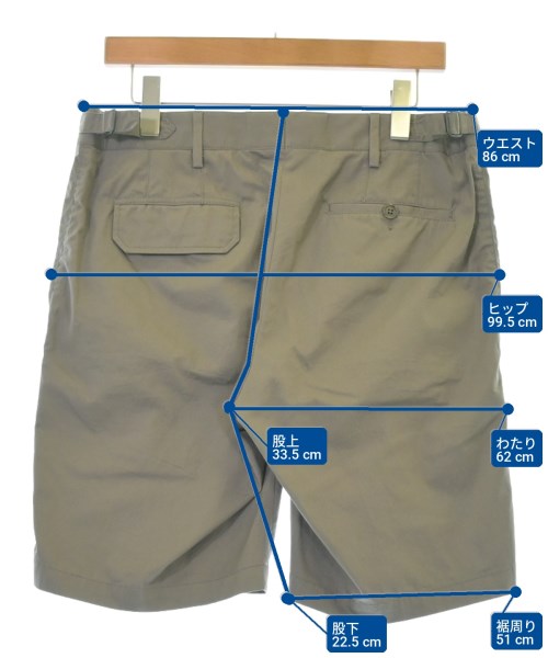 LANVIN（ランバン）ショートパンツ グレー サイズ:50(XL位) メンズ/2200724704057