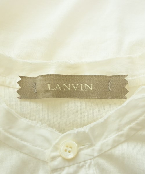 LANVIN（ランバン）Tシャツ・カットソー 白 サイズ:S メンズ/2200720372762