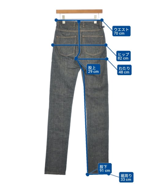 LANVIN（ランバン）デニムパンツ 黒 サイズ:26(XS位) メンズ/2200726073069