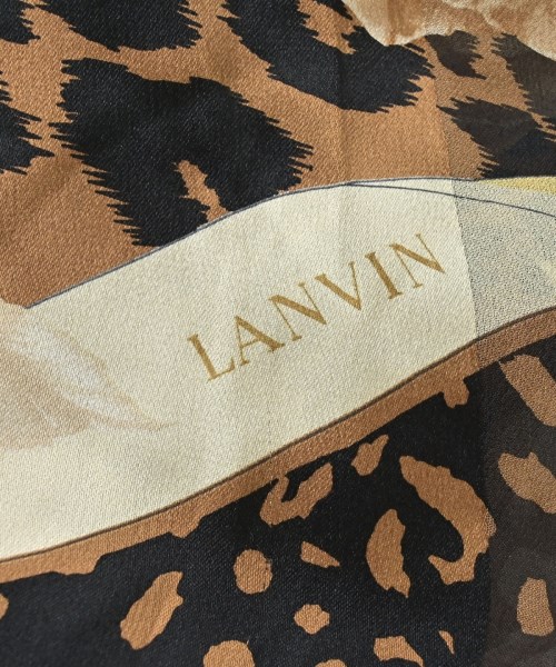 LANVIN（ランバン）ストール 黒 サイズ:- レディース/2200681249486