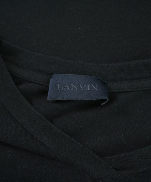 LANVIN（ランバン）Tシャツ・カットソー 黒 サイズ:S メンズ/2200682315043