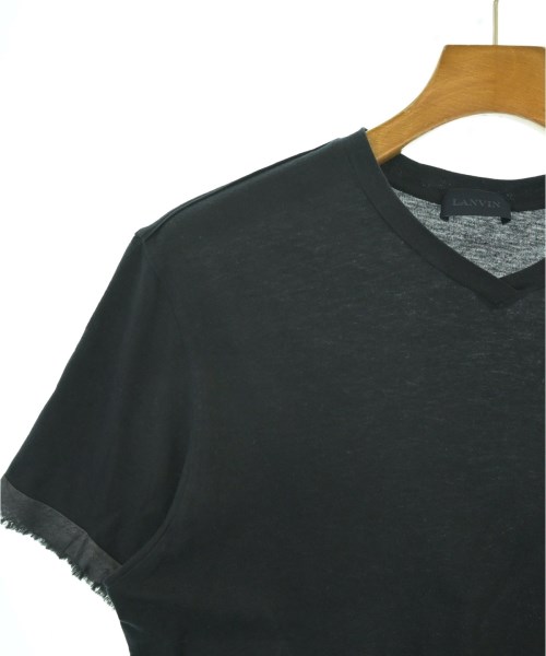 LANVIN（ランバン）Tシャツ・カットソー 黒 サイズ:S メンズ/2200682315043