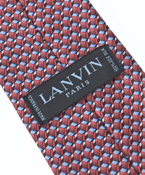 LANVIN（ランバン）ネクタイ 赤 サイズ:- メンズ/2200683231434