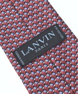 LANVIN（ランバン）ネクタイ 赤 サイズ:- メンズ/2200683231434