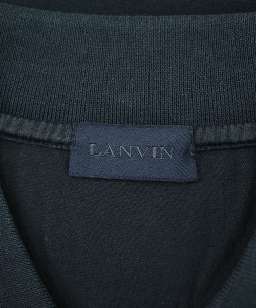 LANVIN（ランバン）ポロシャツ 紺 サイズ:M メンズ/2200685264102