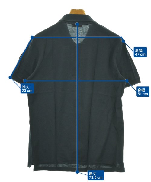 LANVIN（ランバン）ポロシャツ 紺 サイズ:M メンズ/2200685264102