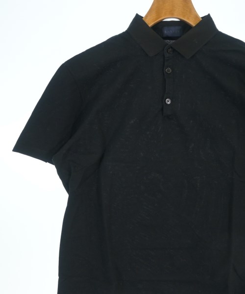 LANVIN（ランバン）ポロシャツ 黒 サイズ:M メンズ/2200685264126