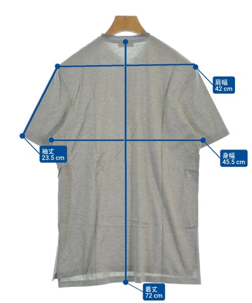 LANVIN（ランバン）Tシャツ・カットソー グレー サイズ:M メンズ/2200685264140