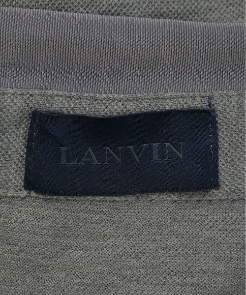 LANVIN（ランバン）ポロシャツ グレー サイズ:M メンズ/2200685264157