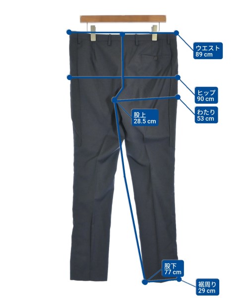 LANVIN（ランバン）スラックス 紺 サイズ:50(XL位) メンズ/2200680658050