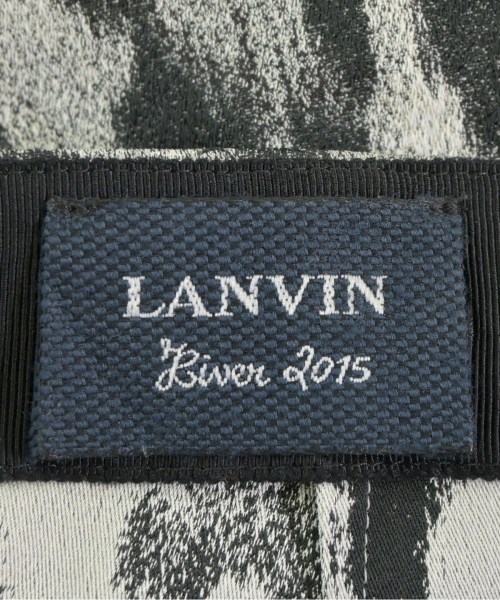 LANVIN（ランバン）ひざ丈スカート グレー サイズ:38(S位) レディース/2200680599353