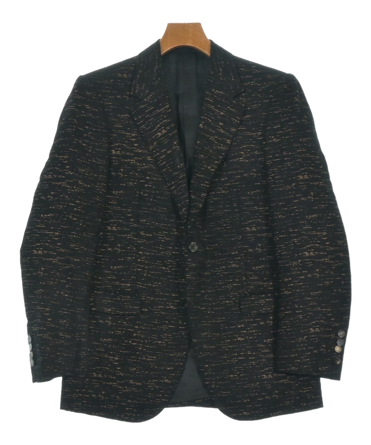 LANVIN（ランバン）テーラードジャケット 黒 サイズ:46(M位) メンズ