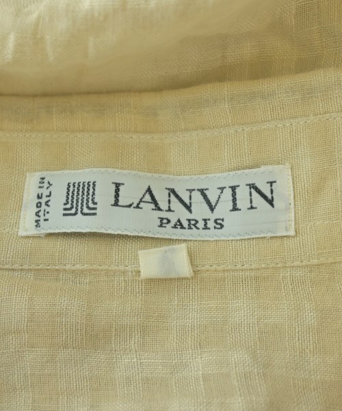 LANVIN（ランバン）カジュアルシャツ ベージュ サイズ:M メンズ/2200692749036